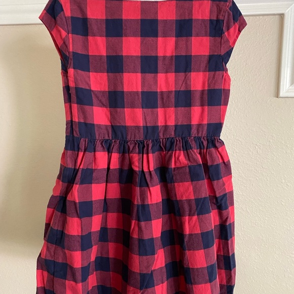 Girls Buffalo Plaid Flannel Dress - Picture 7 of 8